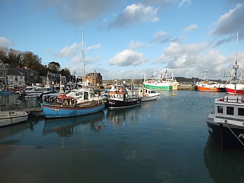 Photo Gallery Image - Padstow fishing fleet taking shelter