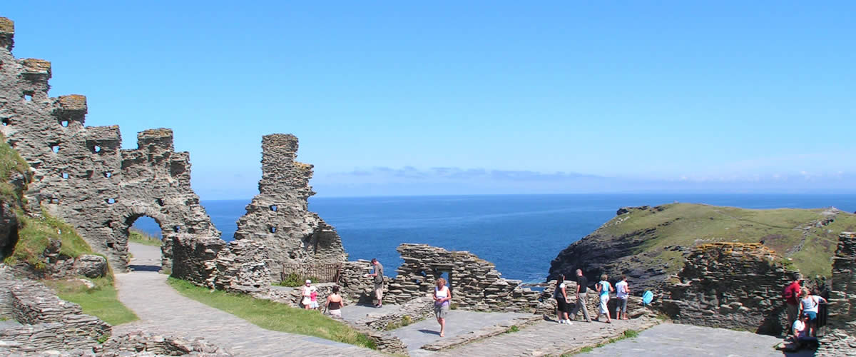 The popular tourist destination of Tintagel